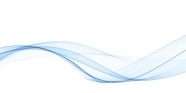flowing blue wave elegant background for business presentation