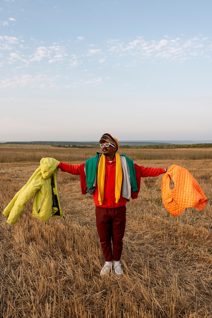 Zdarma Fotografie full shot man fast fashion concept