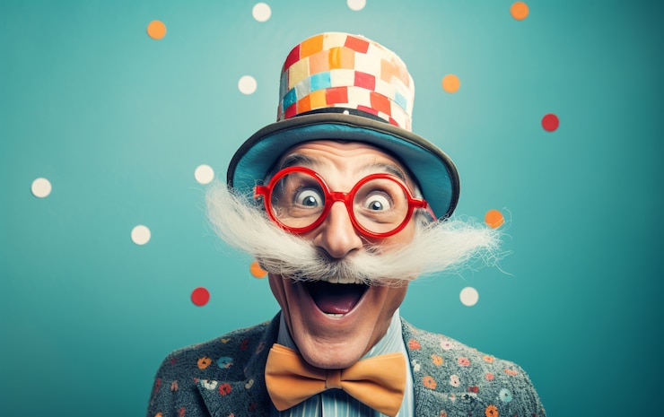 Zdarma Fotografie funny old man with costume