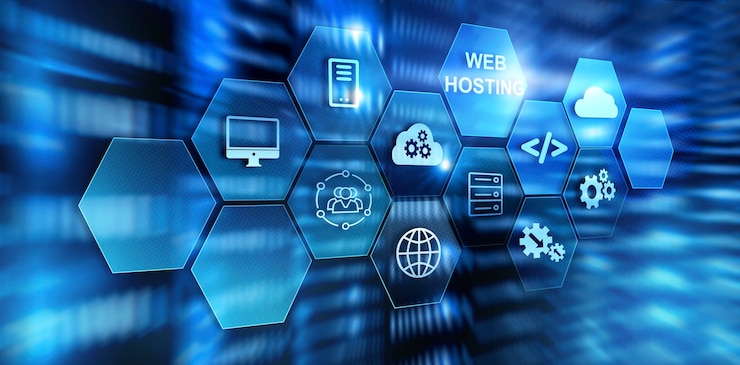 Zdarma Fotografie koncept webhostingu s jasným světlem