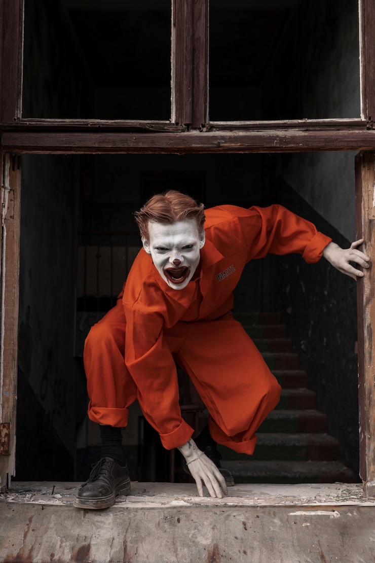 Zdarma Fotografie lifestyle of scary clown