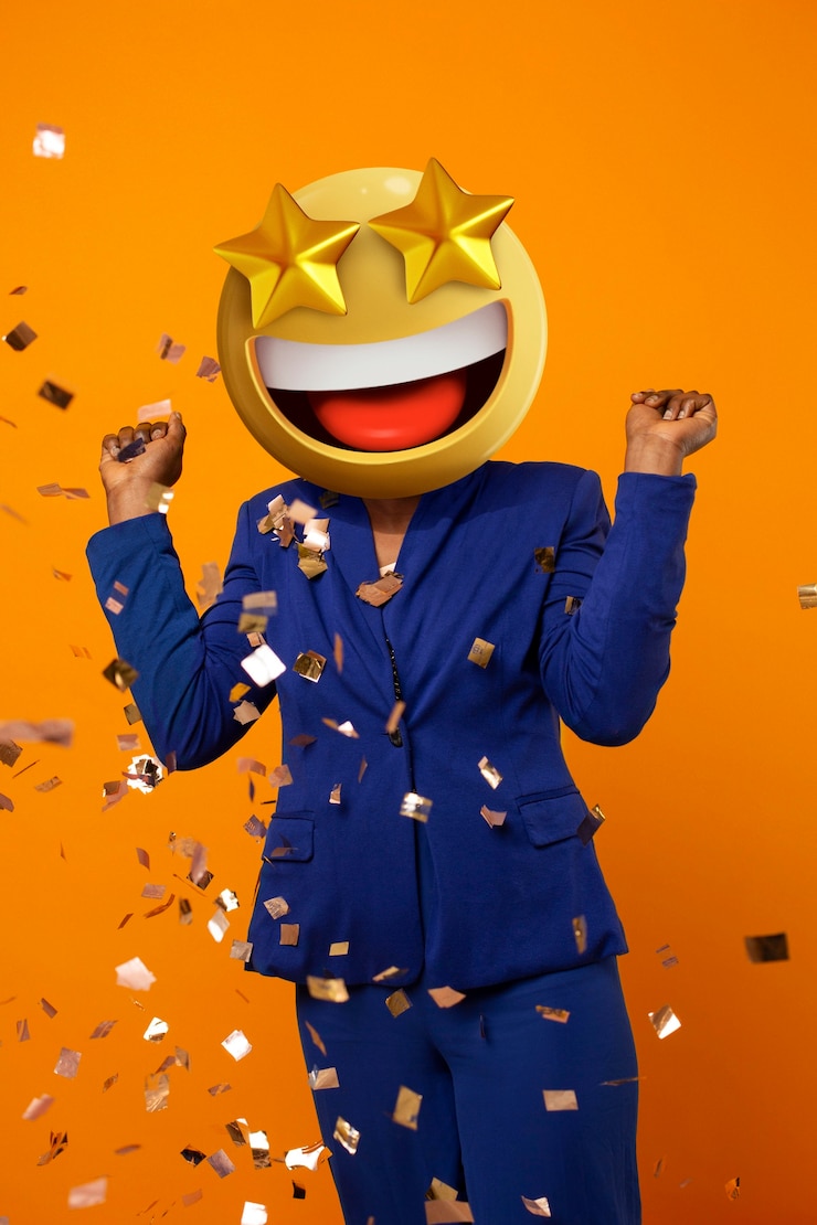 Zdarma Fotografie medium shot business person with confetti