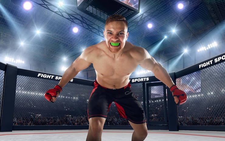 Zdarma Fotografie mma fighters on professional ring