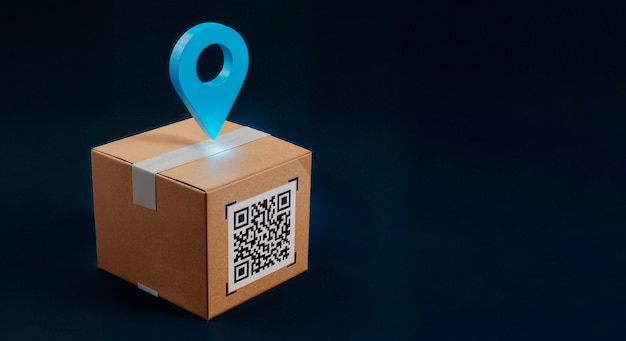 Package delivery tracking concept