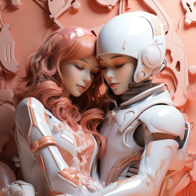people connecting through hugging