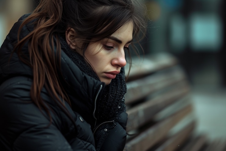 Zdarma Fotografie portrait of lonely sad woman