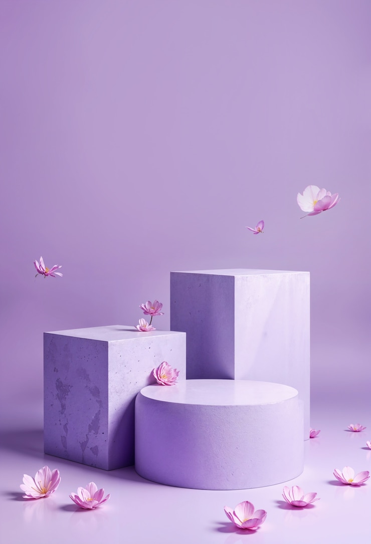 Zdarma Fotografie purple minimalist product display