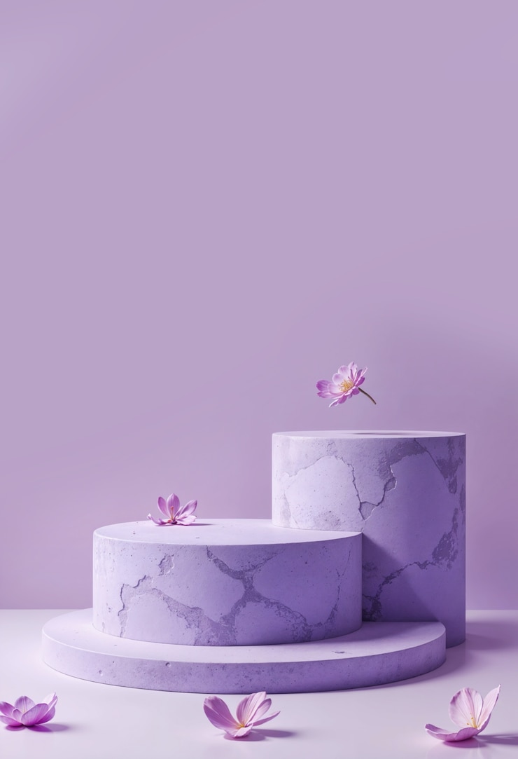 Zdarma Fotografie purple minimalist product display