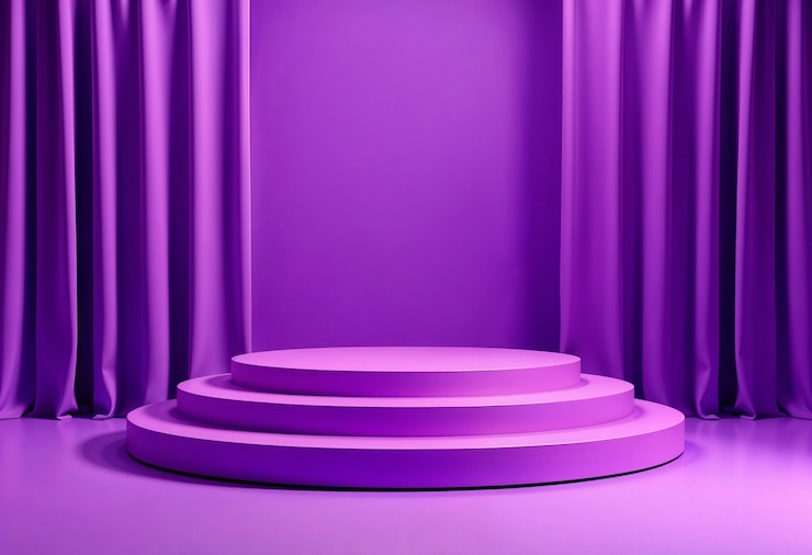 Zdarma Fotografie purple stage podium