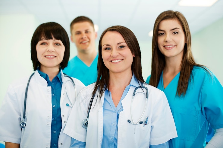 Zdarma Fotografie successful medical team