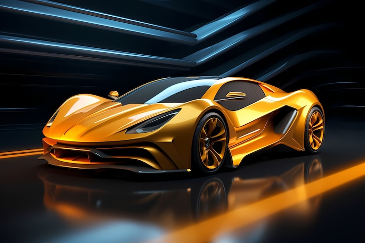 Zdarma Fotografie view of 3d car
