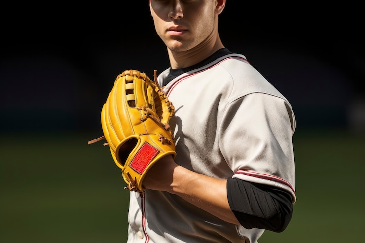 Zdarma Fotografie view of male baseball player on the field