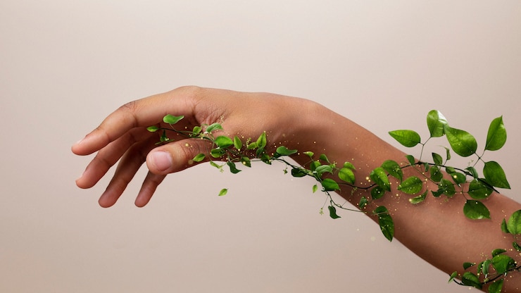 Zdarma Fotografie world art day celebration with hand posing
