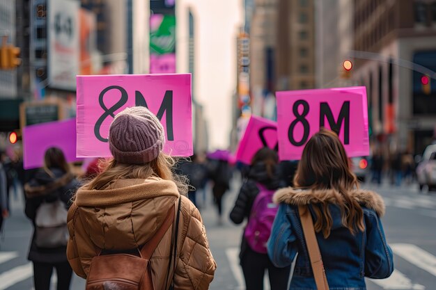 8 milhões de mulheres em greve
