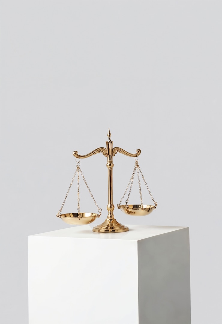 Foto grátis a balança de ouro da justiça
