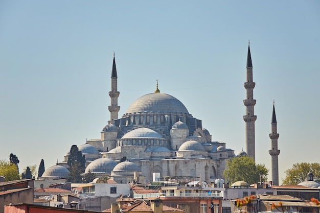 Foto grátis a bela suleymaniye camii istambul