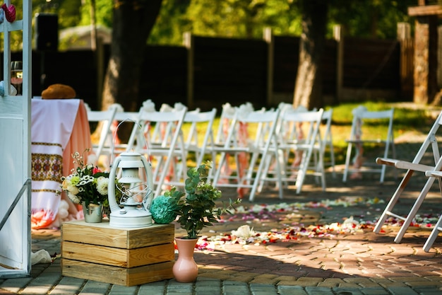 A cerimônia de casamento