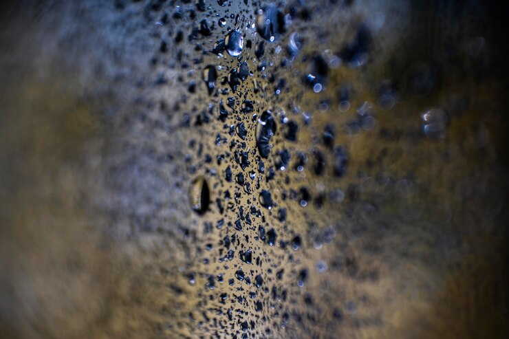 Foto grátis a chuva de fundo cai de perto
