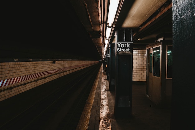 A estação de metrô de Nova York