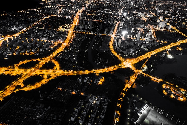 Foto grátis a noite da cidade de china