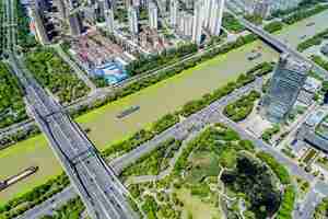 Foto grátis a ponte com a cidade