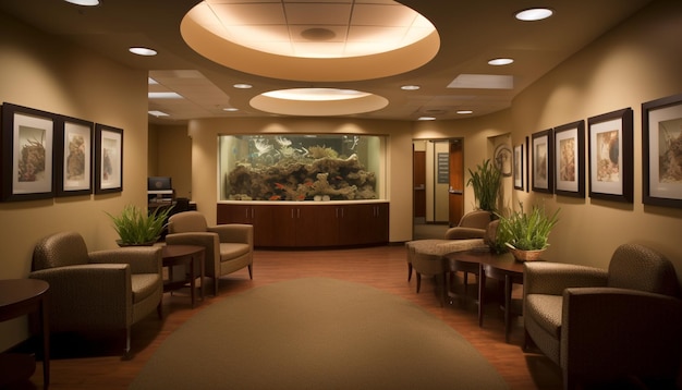 Foto grátis a sala de espera no centro médico