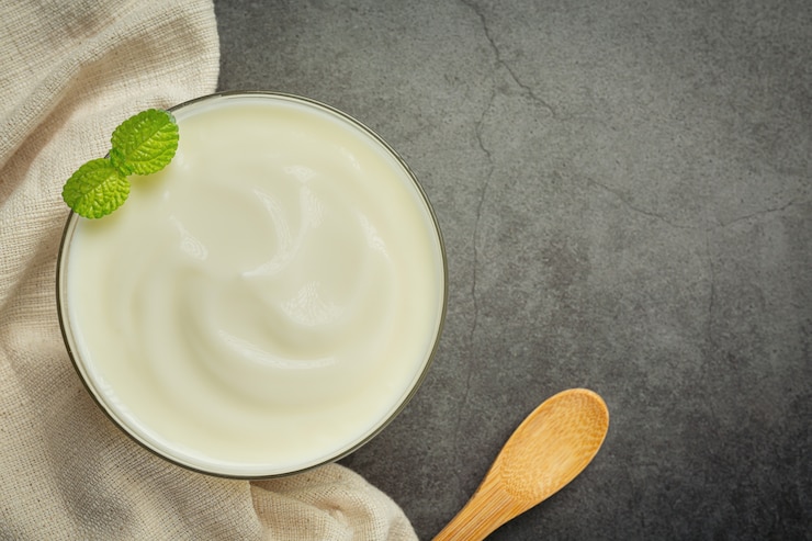 Foto grátis abacate abacate yogurt produtos feitos de abacate conceito de nutrição alimentar.