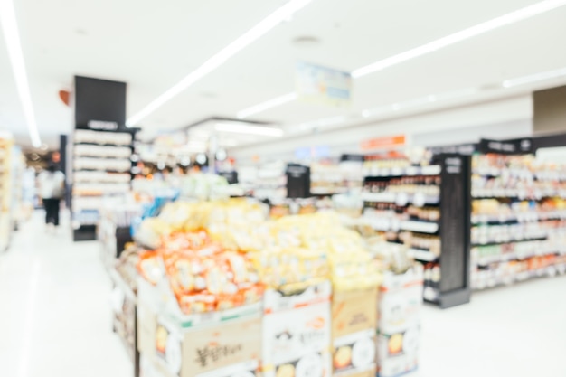 Abstract blur interior do supermercado