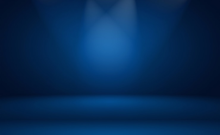 Foto grátis abstracto gradiente de luxo fundo azul liso azul escuro com bandeira de estúdio de vinheta preta