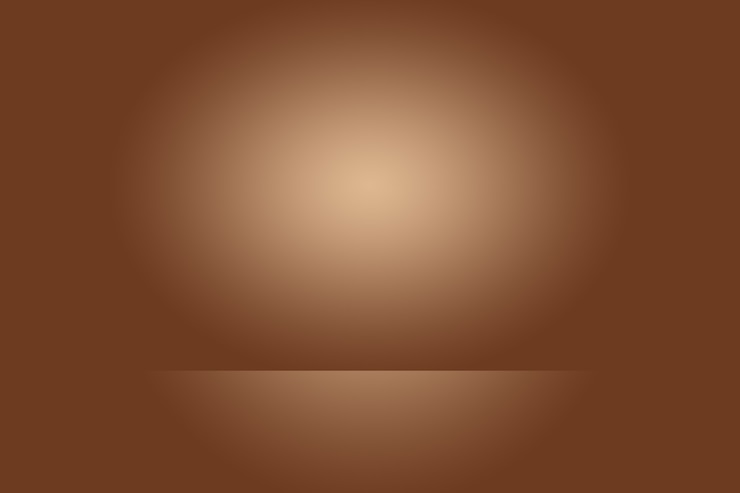 Foto grátis abstrato design de layout de fundo de parede marrom suave, estúdio, sala, modelo da web, relatório de negócios com cor gradiente de círculo suave.