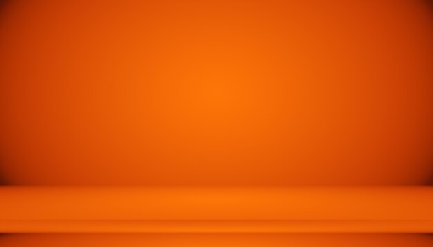 Abstrato design de layout de fundo laranja suave, estúdio, sala, modelo da web, relatório de negócios com cor gradiente de círculo suave.