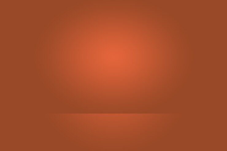 Foto grátis abstrato design de layout de fundo laranja suave, estúdio, sala, modelo da web, relatório de negócios com cor gradiente de círculo suave.