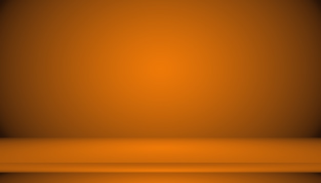 Abstrato design de layout de fundo laranja suave, estúdio, sala, modelo da web, relatório de negócios com cor gradiente de círculo suave.