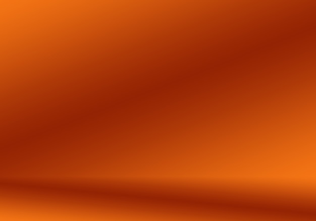Abstrato design de layout de fundo laranja suave, estúdio, sala, modelo da web, relatório de negócios com cor gradiente de círculo suave.