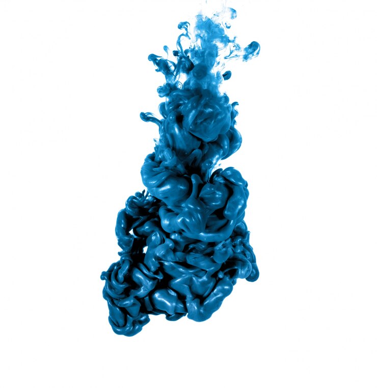 Foto grátis abstrato formado por cor que se dissolve em água