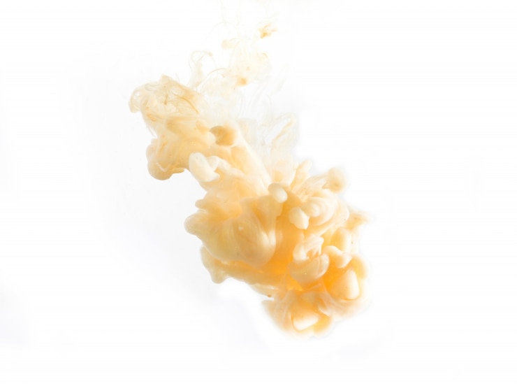 Foto grátis abstrato formado por cor que se dissolve em água