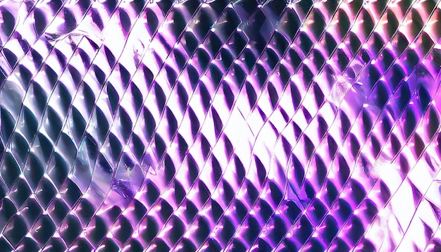 Foto grátis abstrato roxo e padrão geométrico generativo ai