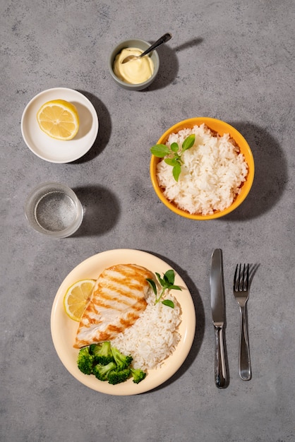 Acima, veja uma deliciosa variedade de comida