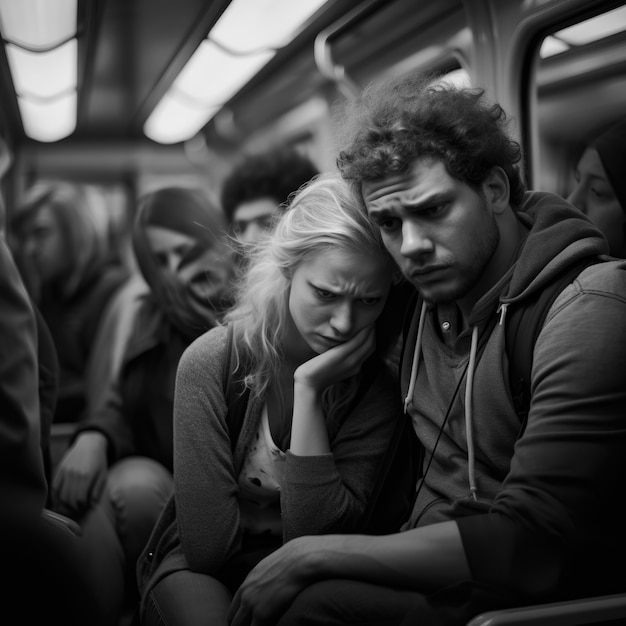 Foto grátis adolescentes com ressaca.