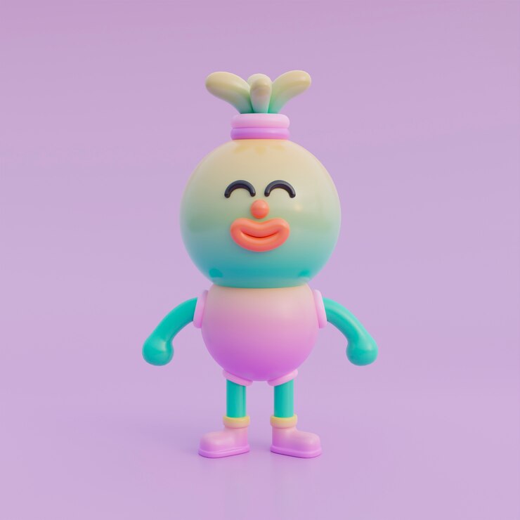 Foto grátis adorável personagem 3d para crianças
