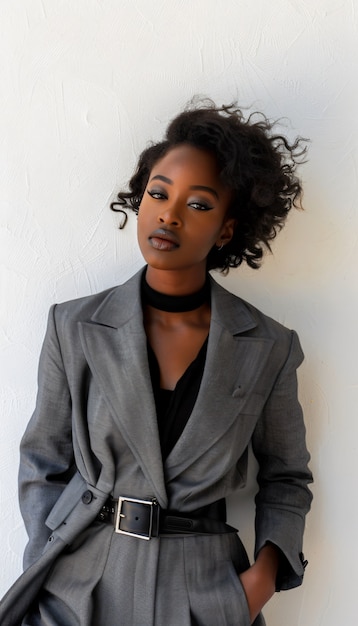 Foto grátis african woman posing in studio