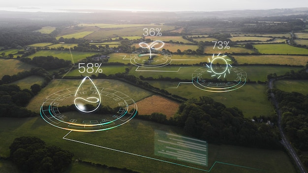 Agricultura inteligente com iot agrícola