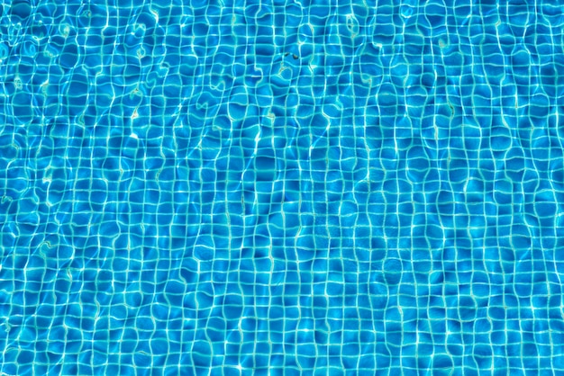 Água de fundo abstrata na piscina