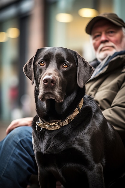 Foto grátis ai gerado de cachorro labrador retriever