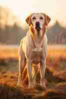 Foto grátis ai gerado de cachorro labrador retriever