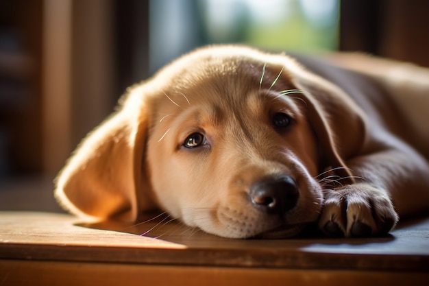 Ai gerado de cachorro labrador retriever