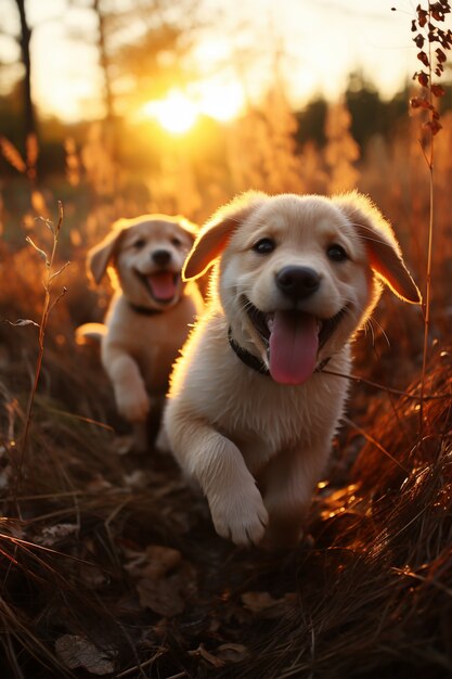 Ai gerado de um cão labrador retriever