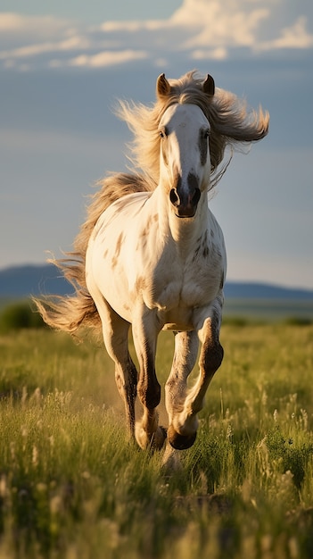 Ai gerou uma imagem de cavalos