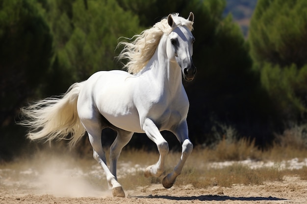 Ai gerou uma imagem de cavalos