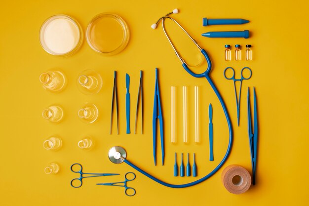 Ainda vida de equipamentos médicos
